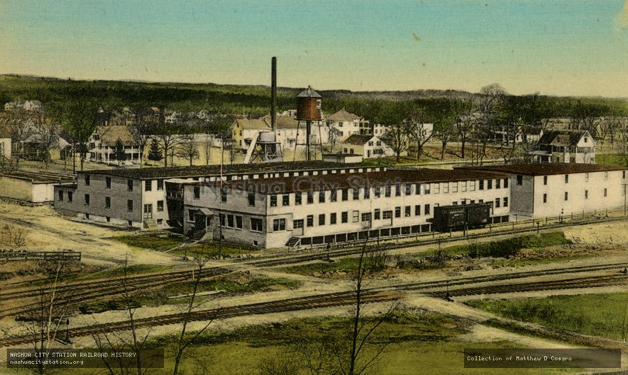 Postcard: French & Heald Furniture Factory, Milford, N.H.